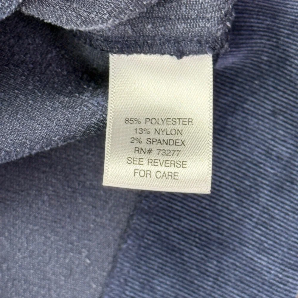 Croft & Barrow Jacket Womens L Blue Corduroy Button Front Utility Casual Classic